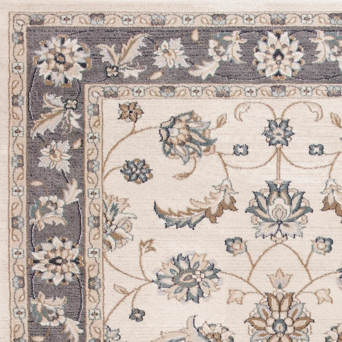 Avalon-5612 Mahal Ivory/Grey Rug - Rug & Home