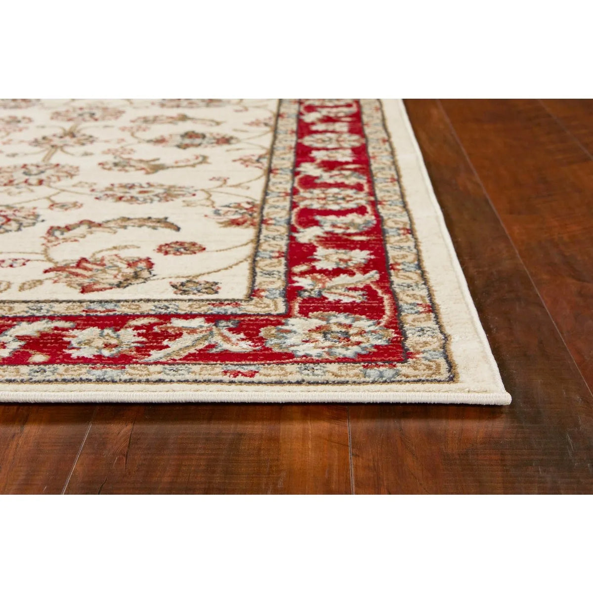 Avalon-5613 Mahal Ivory/Red Rug - Rug & Home