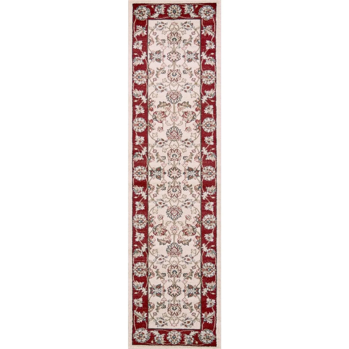 Avalon-5613 Mahal Ivory/Red Rug - Rug & Home