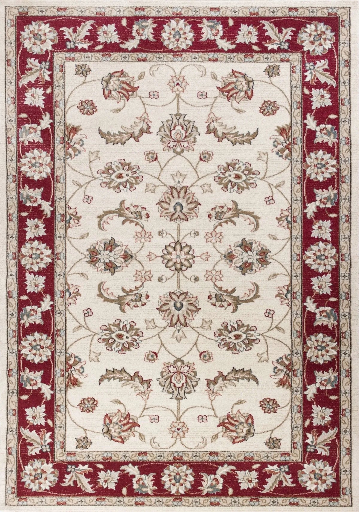 Avalon 5613 Mahal Ivory/Red Rug - Rug & Home