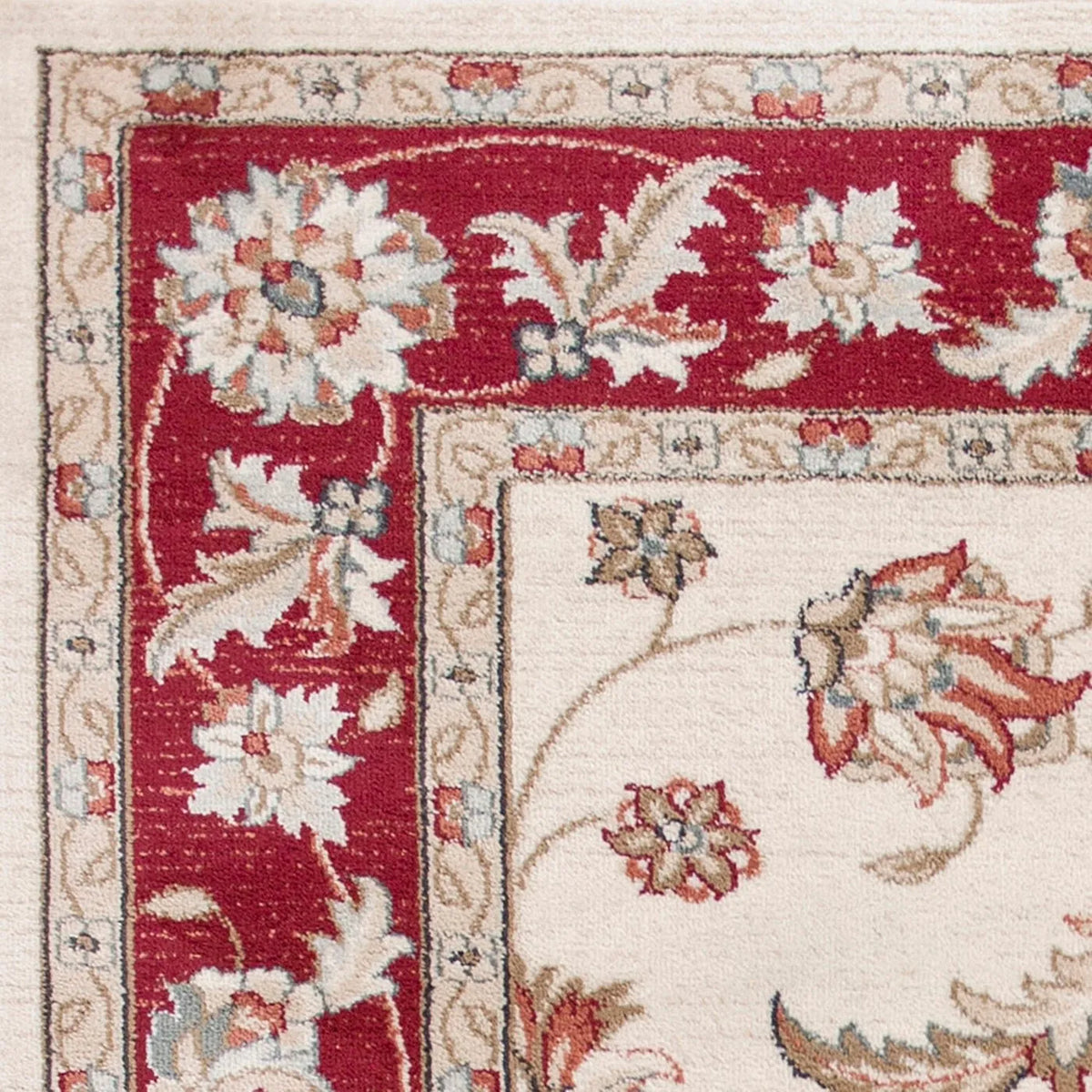 Avalon-5613 Mahal Ivory/Red Rug - Rug & Home