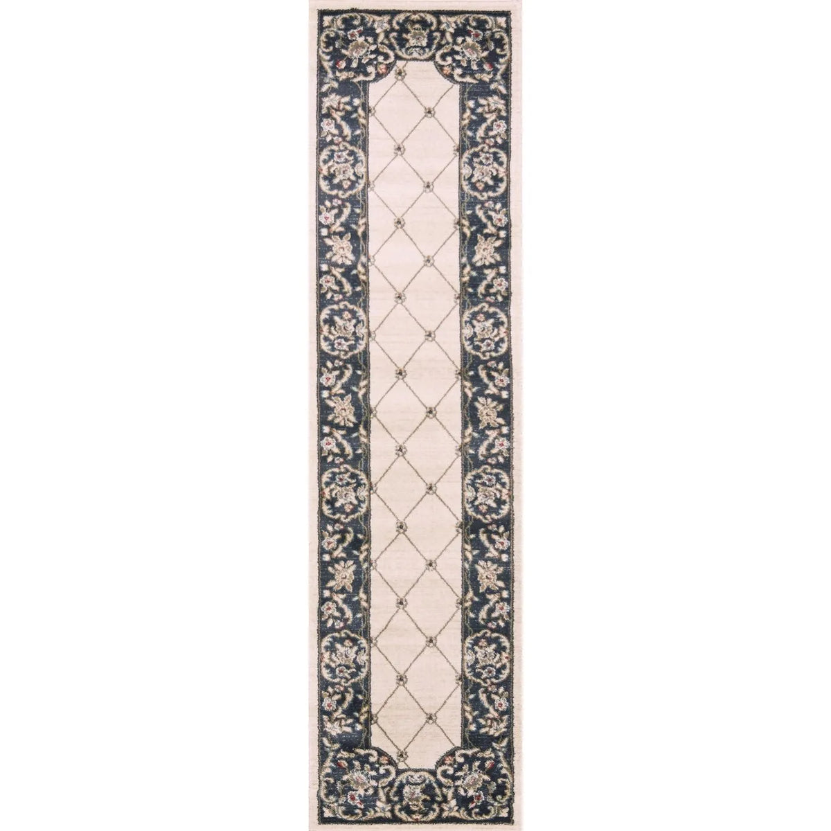 Avalon-5614 Courtyard Ivory/Grey Rug - Rug & Home