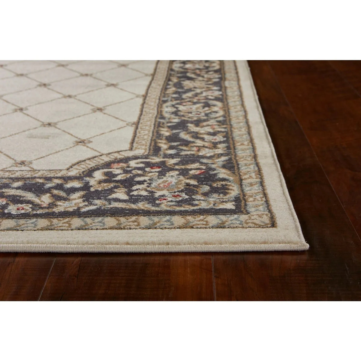 Avalon-5614 Courtyard Ivory/Grey Rug - Rug & Home