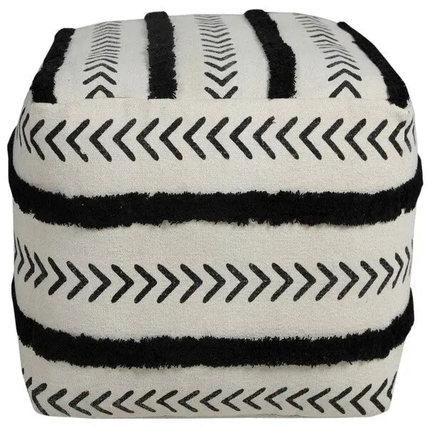 Avant-garde 34057BLK Black Pouf