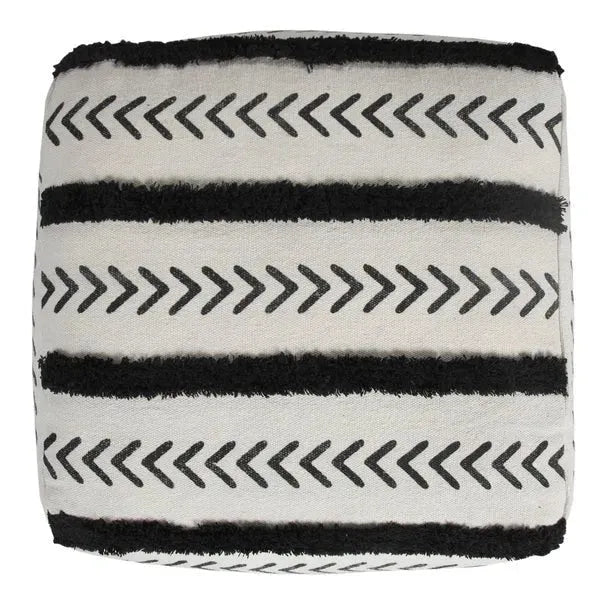 Avant-garde 34057BLK Black Pouf