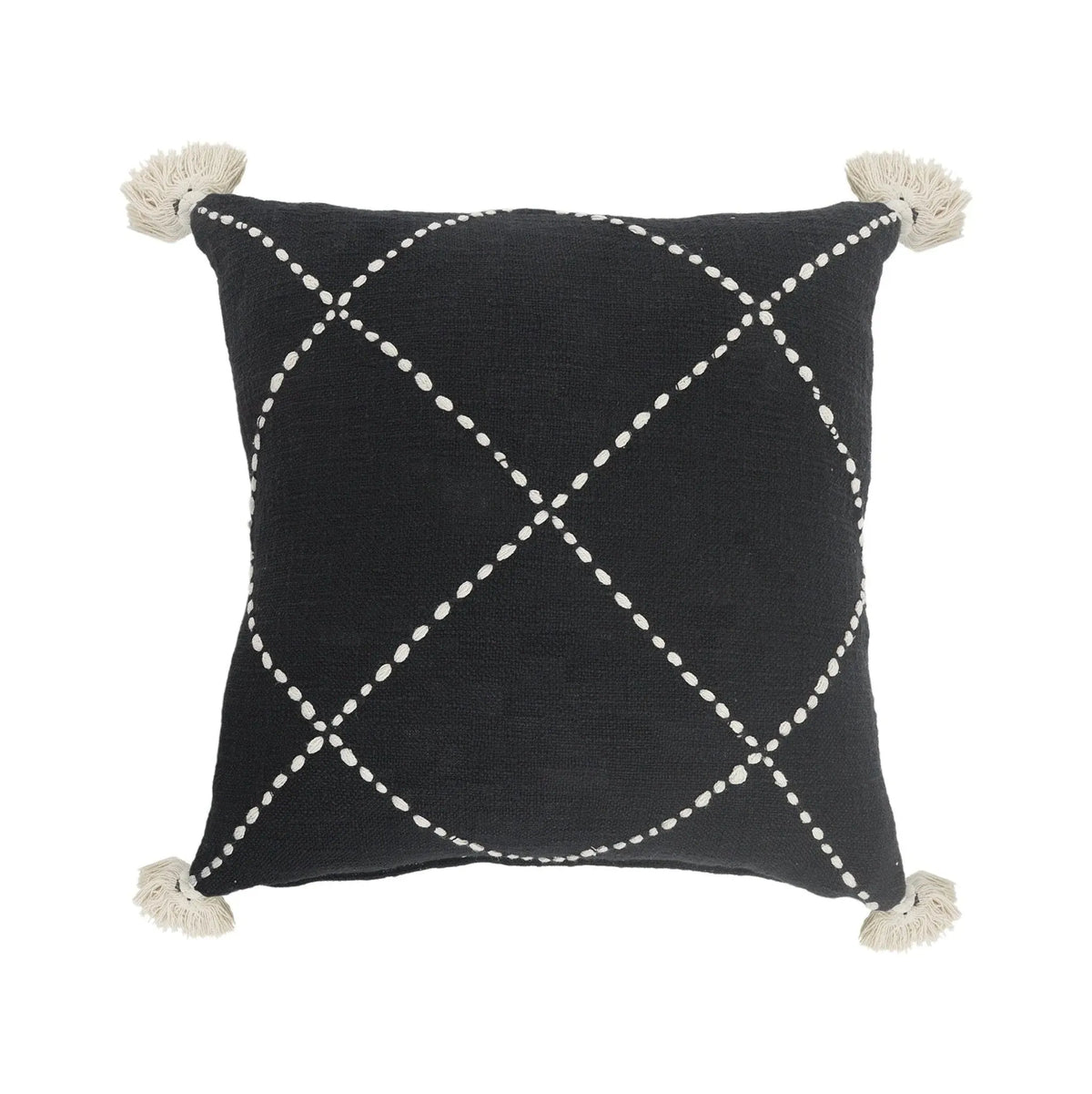 Avant-Garde Lr07543 White/Black Pillow