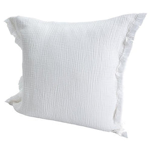 Avery 08025WHT White Pillow - Rug & Home