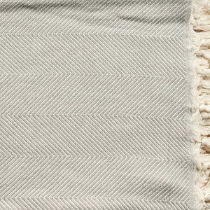 Avery 80291LTG Light Grey Throw Blanket - Rug & Home