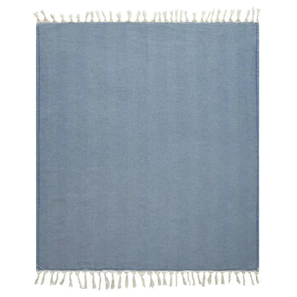 Avery 80292TEA Faded Blue Throw Blanket