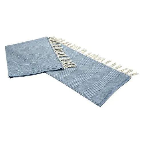 Avery 80292TEA Faded Blue Throw Blanket