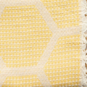 Avery 80298YLW Yellow Throw Blanket - Rug & Home