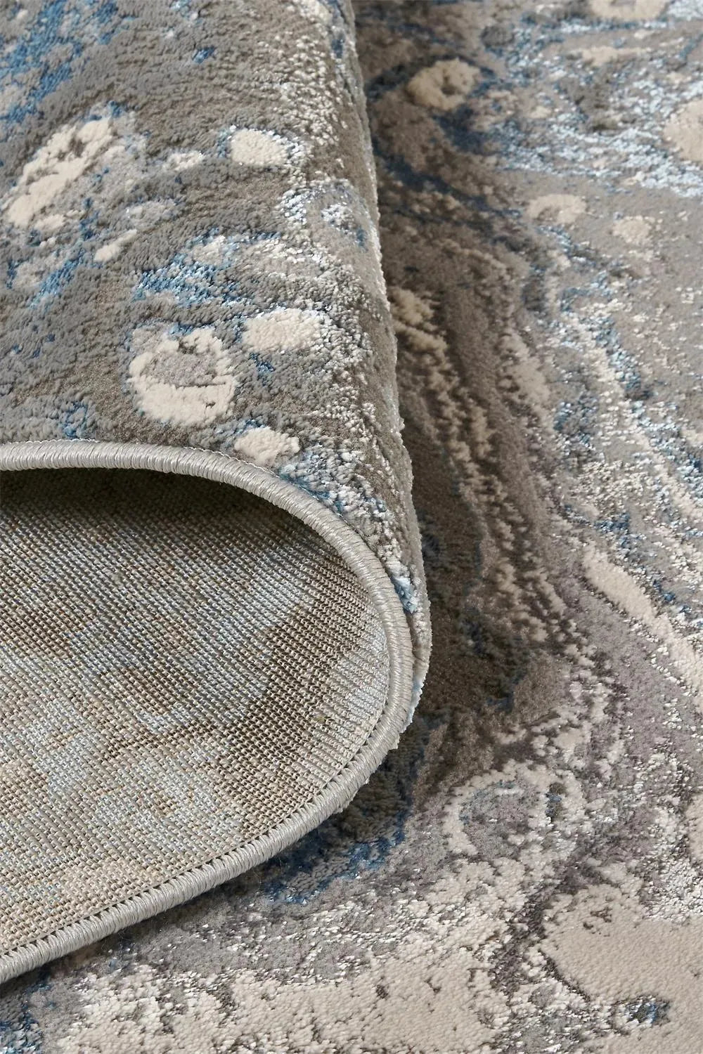 Azure 3405F Silver/Blue Rug