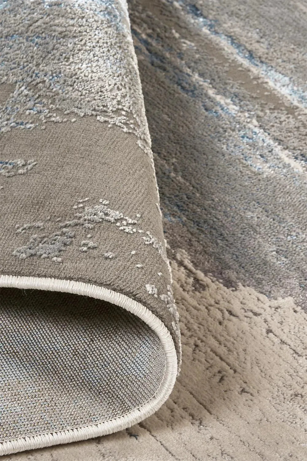 Azure 3406F Silver/Teal Rug