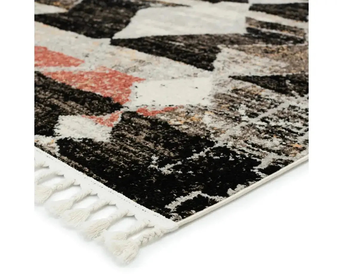 Bahia BAH06 Black Rug
