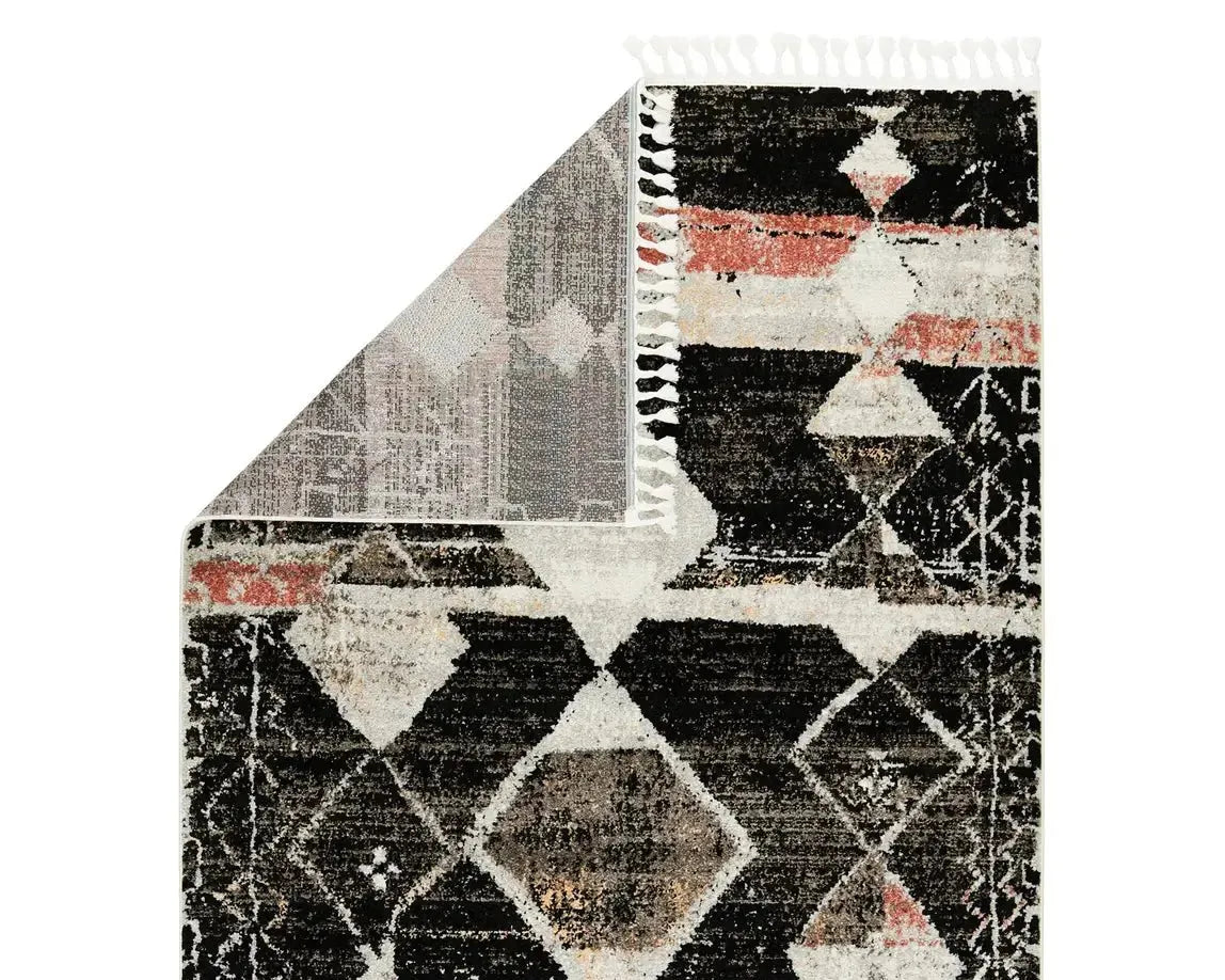 Bahia BAH06 Black Rug