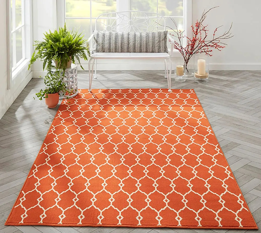 Baja BAJ-2 Orange Rug - Rug & Home