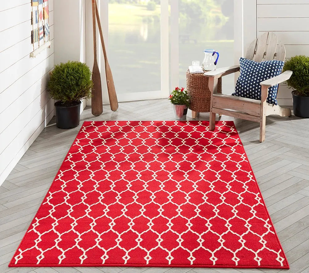 Baja BAJ-2 Red Rug - Rug & Home