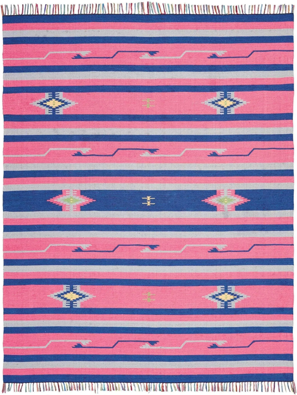 Baja BAJ01 Pink/Blue Rug - Rug & Home