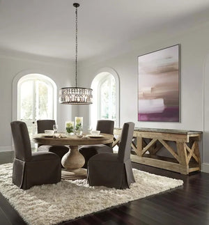 Baldwin 60" Round Dining Table - Rug & Home