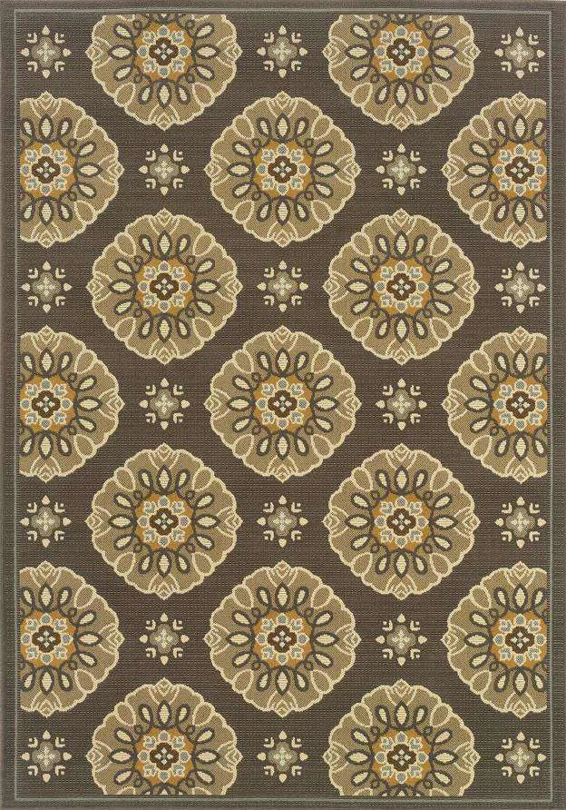 Bali 5863N Grey/ Gold Rug - Rug & Home