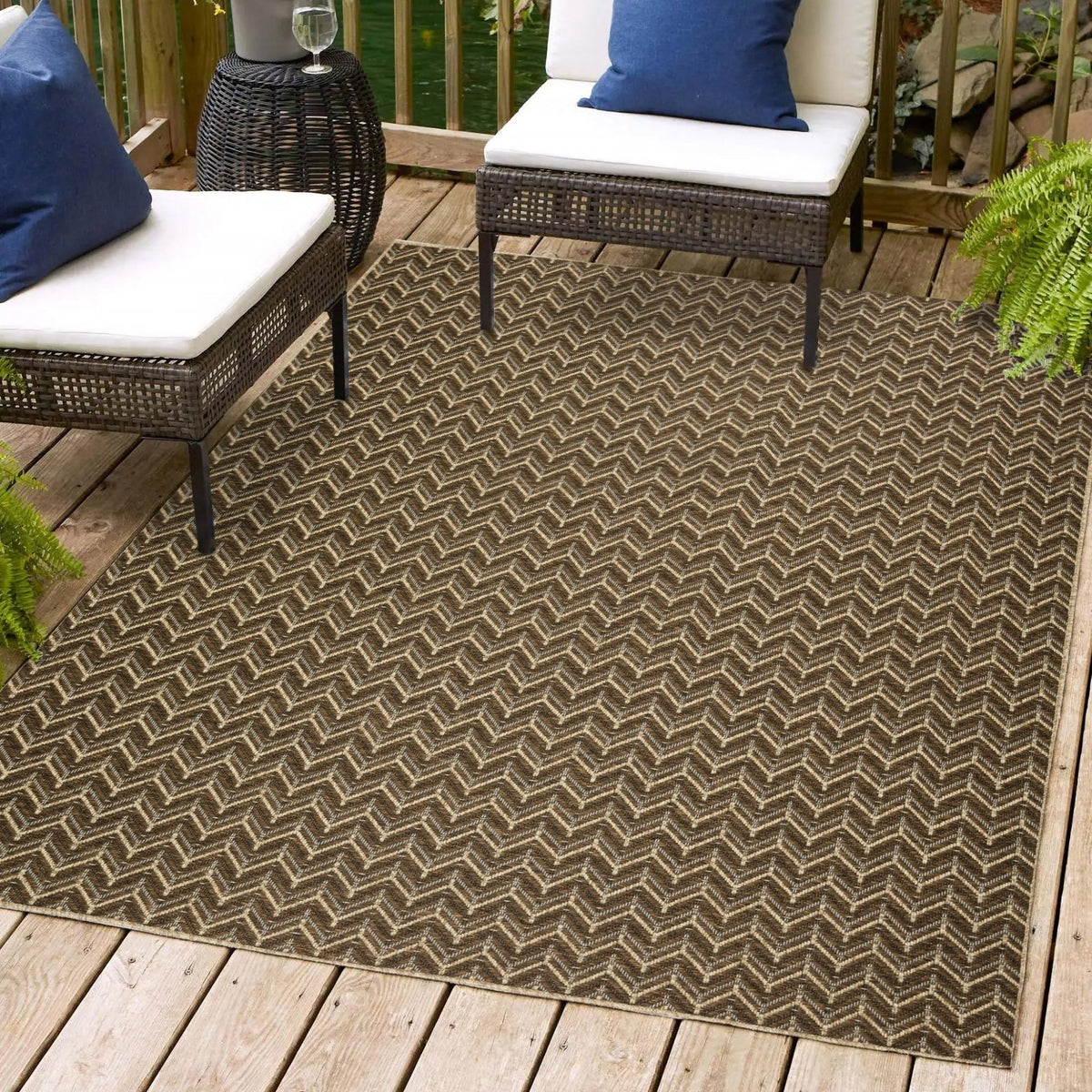 Bali BB1 Chocolate Rug - Rug & Home