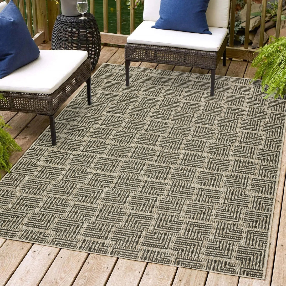 Bali BB10 Charcoal Rug - Rug & Home