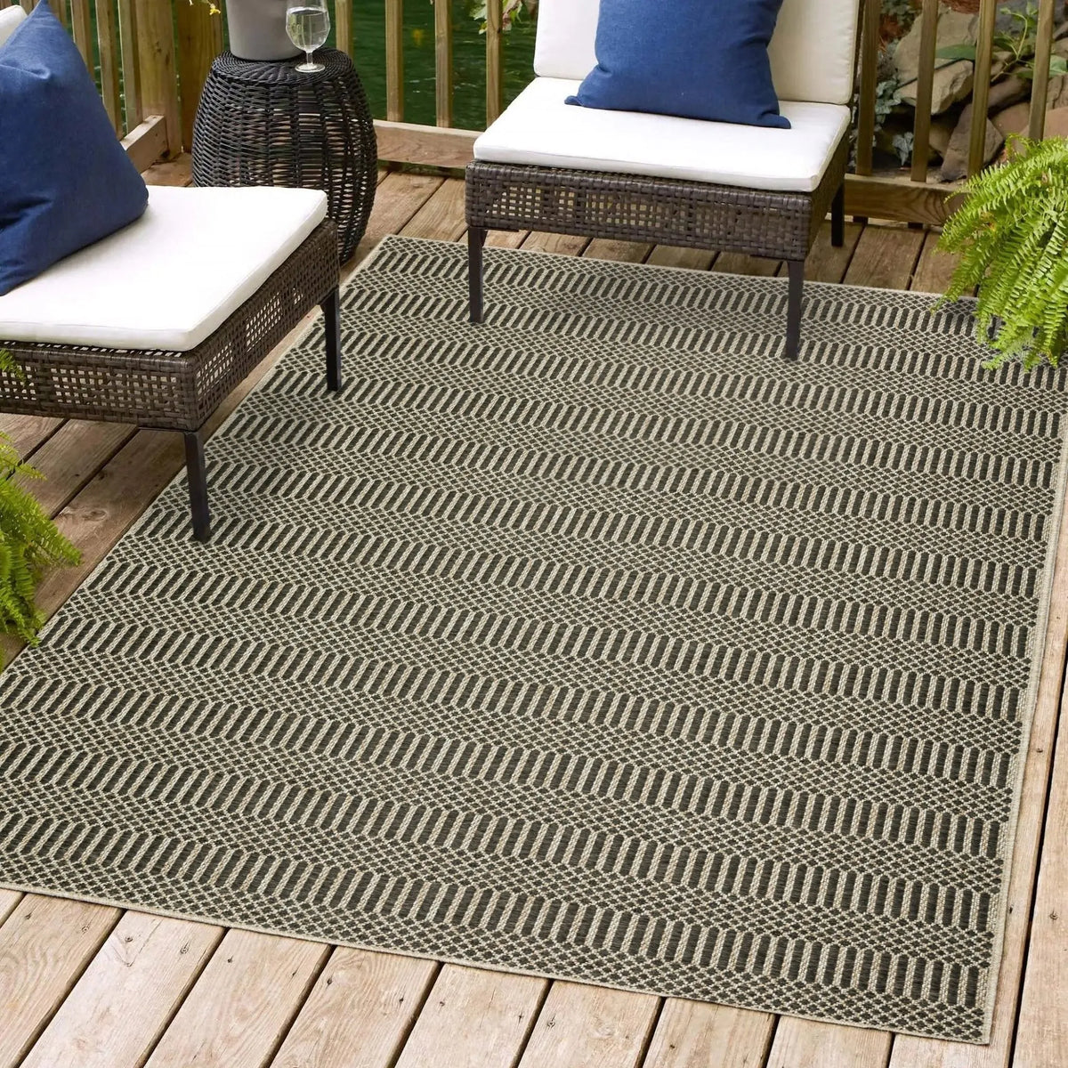 Bali BB4 Charcoal Rug - Rug & Home