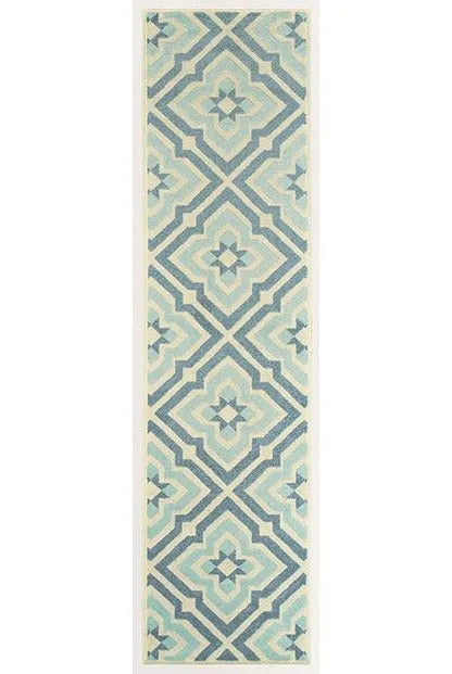 Barbados 1801H Blue Ivory Rug - Rug & Home