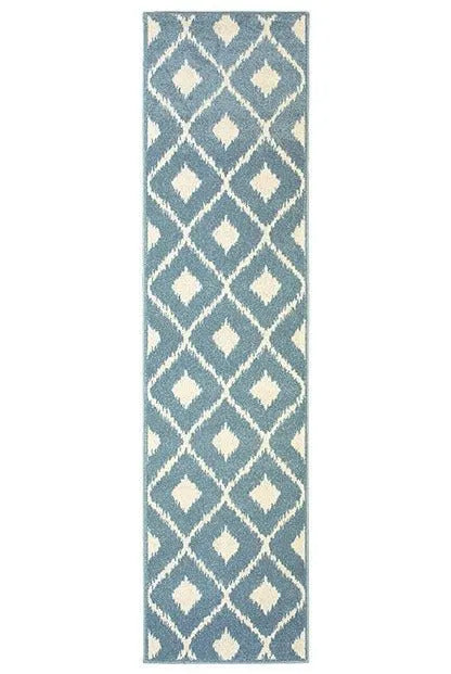 Barbados 5502B Blue Ivory Rug - Rug & Home