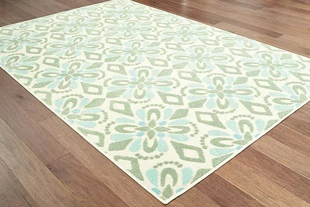 Barbados 5994J Ivory Green Rug - Rug & Home