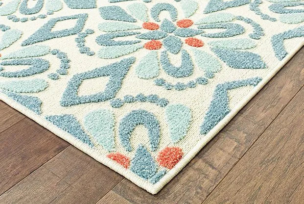 Barbados 5994Z Blue Ivory Rug - Rug & Home