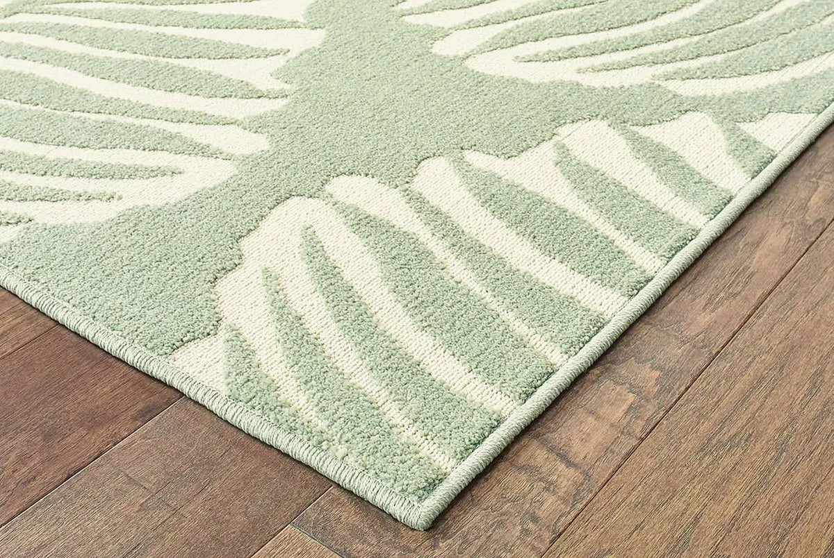 Barbados 8027Z Green Ivory Rug - Rug & Home