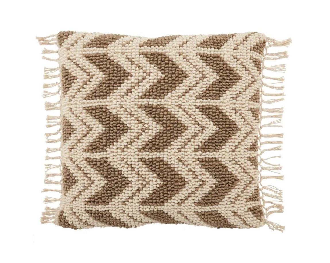 Bayu BAY01 Olive/Ivory Pillow - Rug & Home