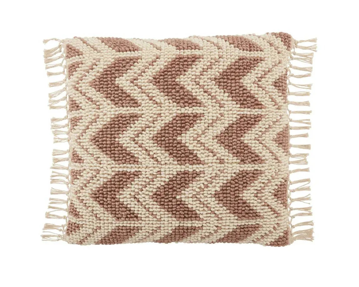 Bayu BAY03 Mauve/Ivory Pillow