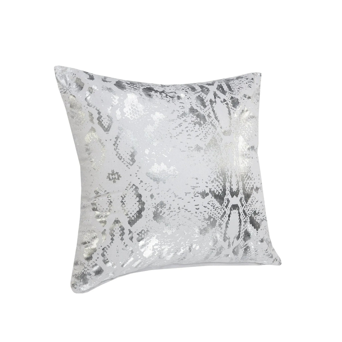 Beastly Lr07666 White/Silver Pillow