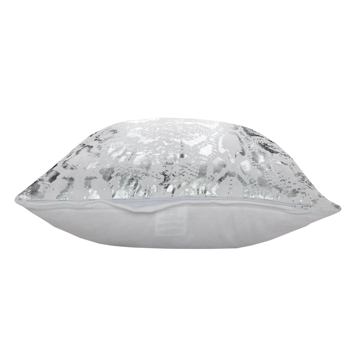 Beastly Lr07666 White/Silver Pillow