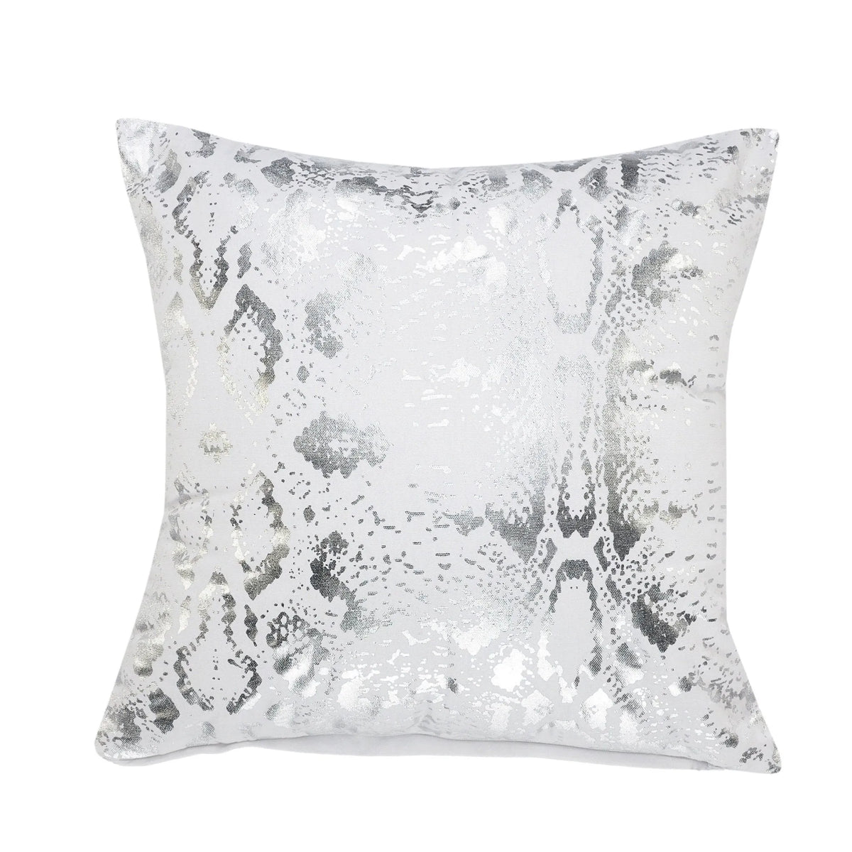 Beastly Lr07666 White/Silver Pillow