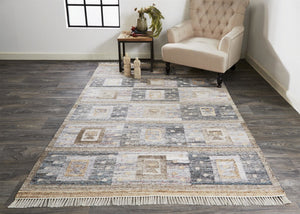 Beckett 8900816F Gray/Taupe Rug - Rug & Home