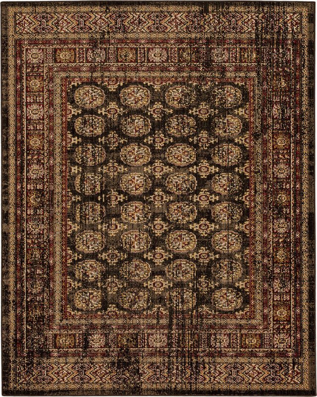 Bedouin 92596 90097 Masrik Charcoal Rug - Rug & Home