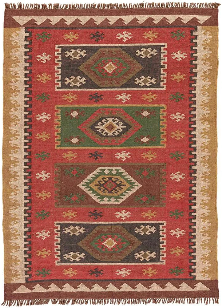 Bedouin BD04 Amman Red Rug - Rug & Home