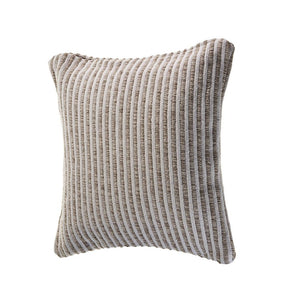 Beige and Cream Striped LR04651 Throw Pillow - Rug & Home