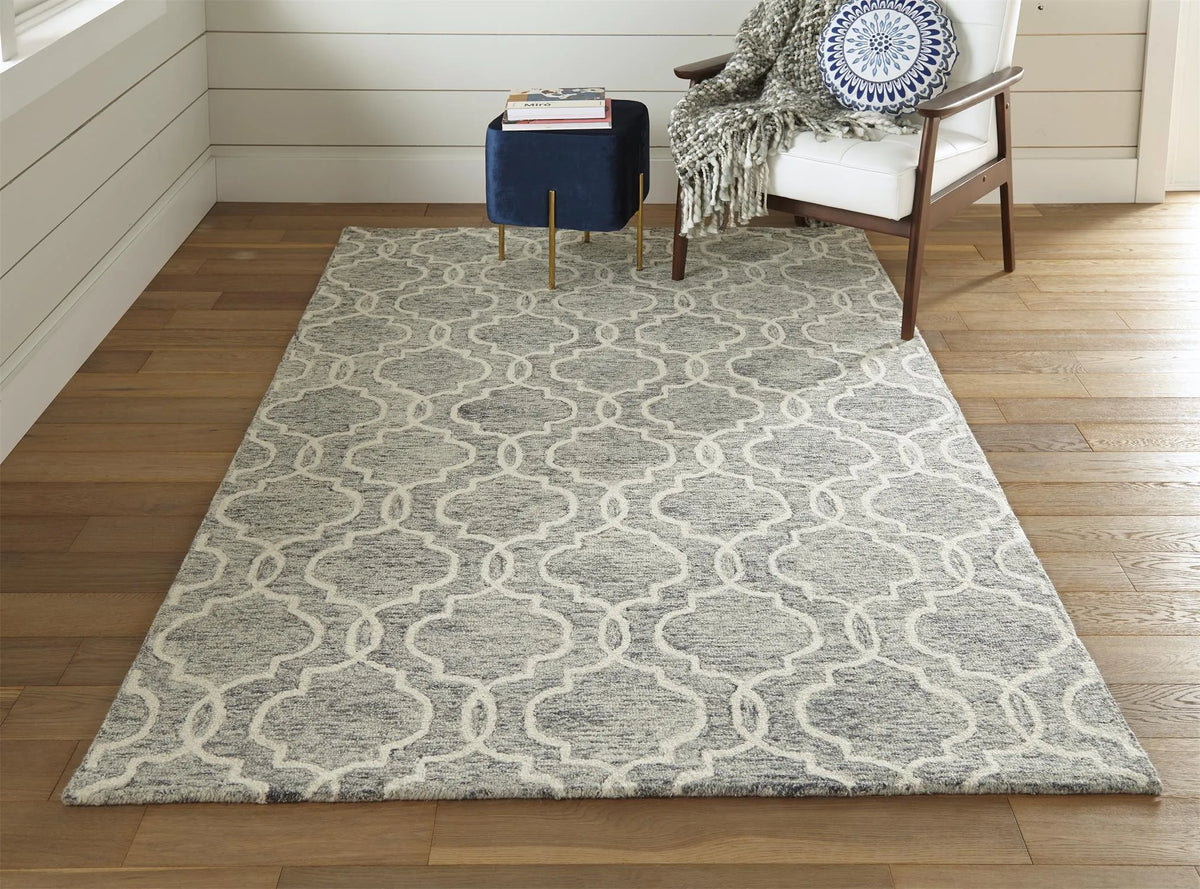 Belfort 8775F Charcoal Gray/Ivory Rug - Rug & Home