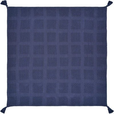 Belgium 80163IND Indigo Throw Blanket - Rug & Home