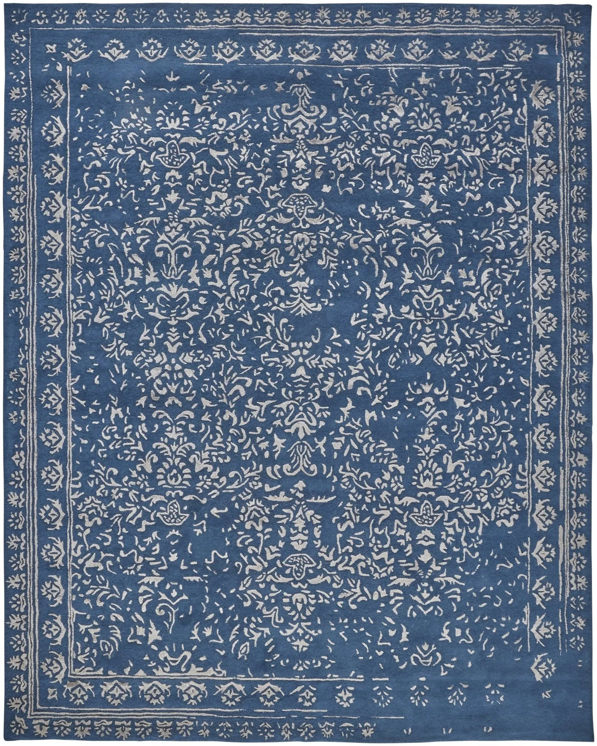 Bella 8014F Blue/Gray Rug - Rug & Home