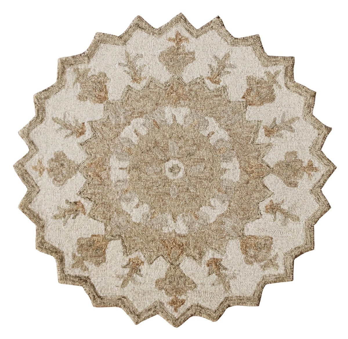 Bella Rose Lr21706 Beige/White Rug - Rug & Home