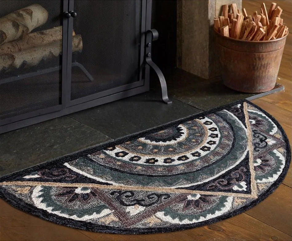 Bella Rose Lr21708 Gray/Cream/Blue Rug - Rug & Home