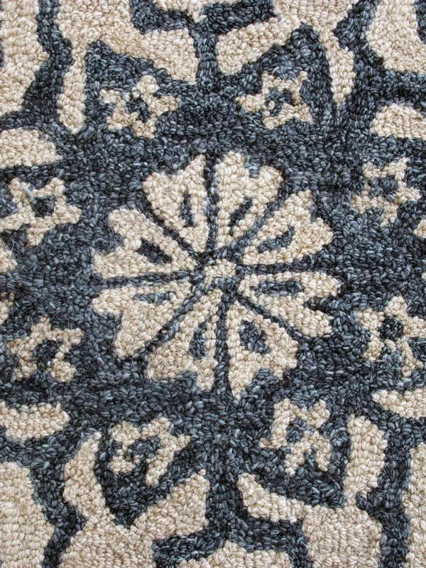 Bella Rose LR21709 Denim Blue/White Rug - Rug & Home