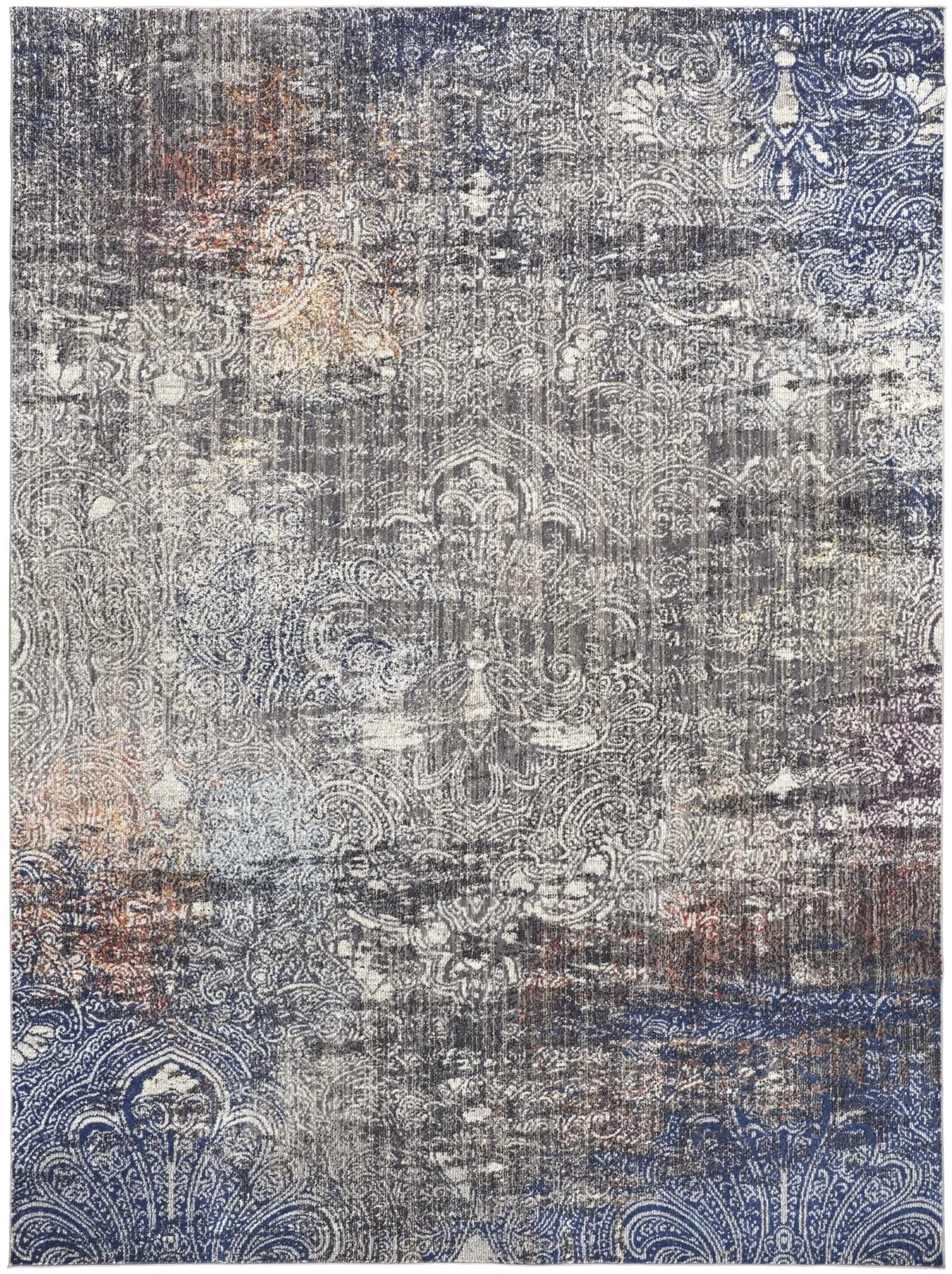 Bellini I39Cv Gray/Blue Rug - Rug & Home