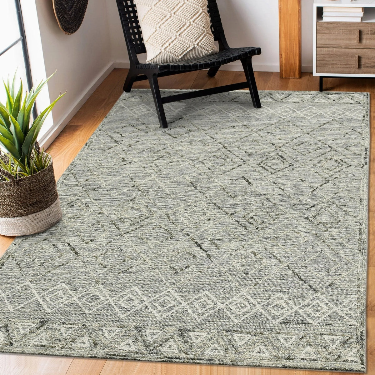 Berlin BER-2 Light Grey Rug - Rug & Home