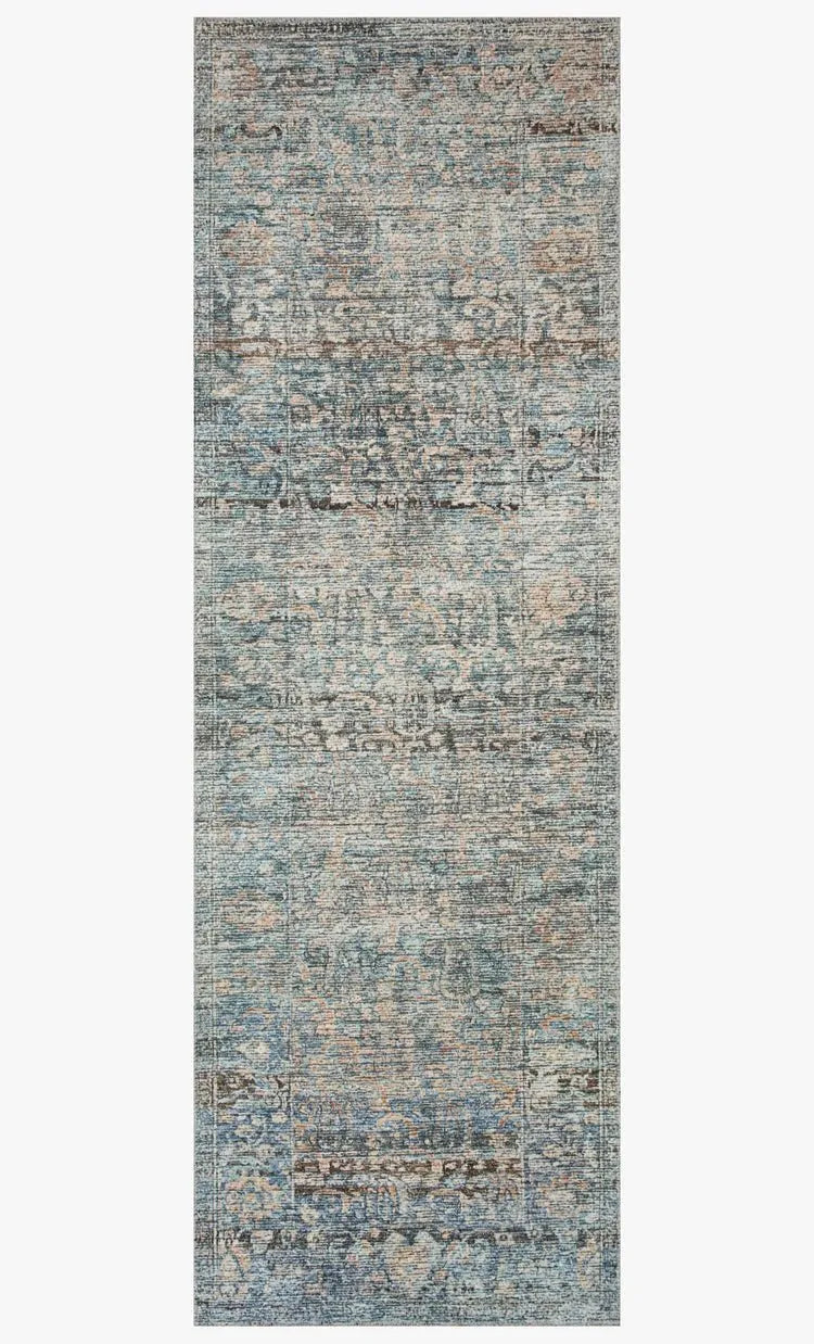 Billie BIL-05 Denim/Blush Rug - Rug & Home